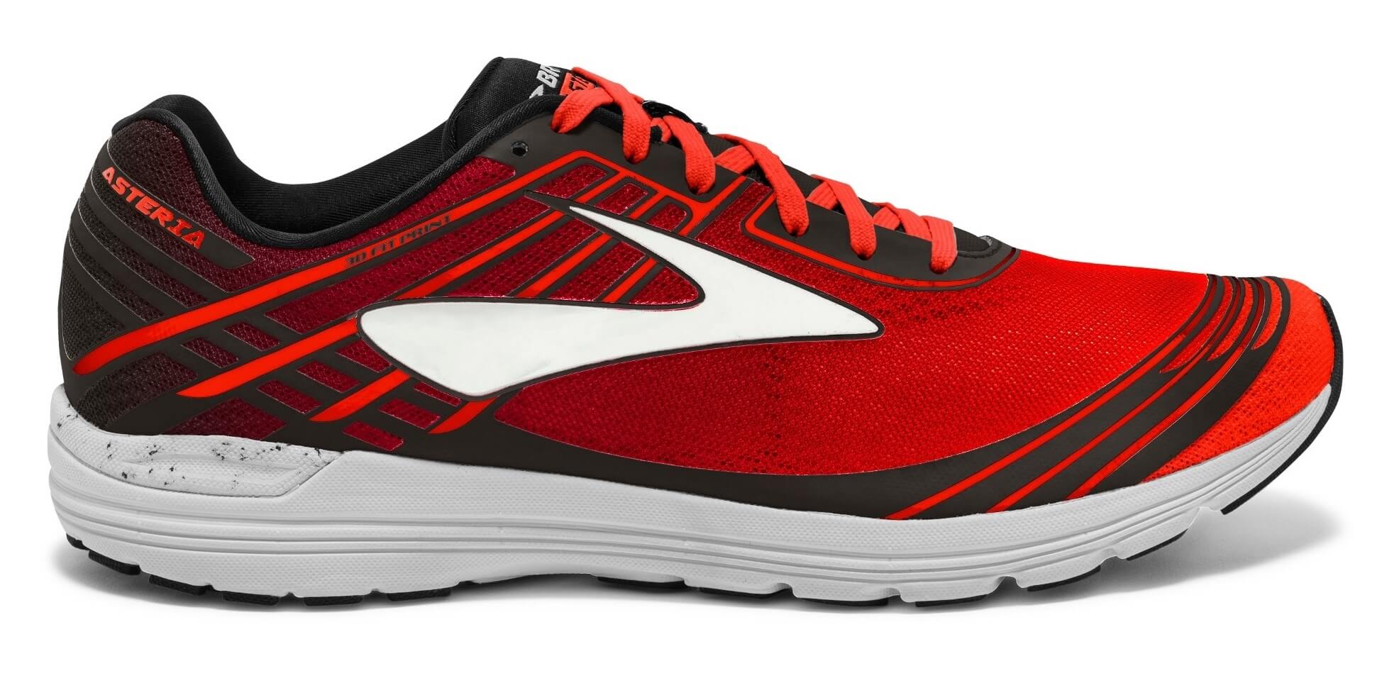 Brooks Asteria Mens Running Shoes Red Lightweight Speed Racing Trainers UK 7-12 