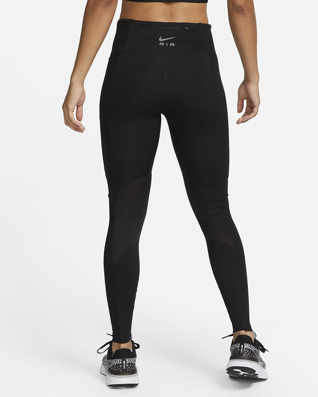 Womens Nike Air Fast Mid-Rise 7/8 Running Leggings with Pockets